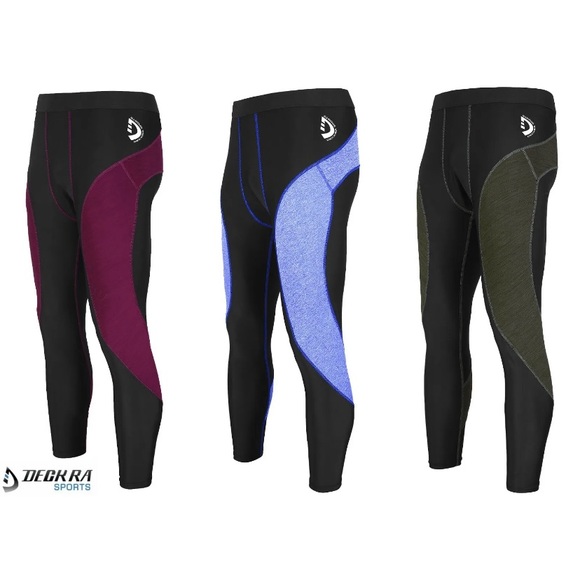 Mens Compression Tight Pants Base Layer Under Running, Gym Yoga Sports Armour - Picture 4 of 4